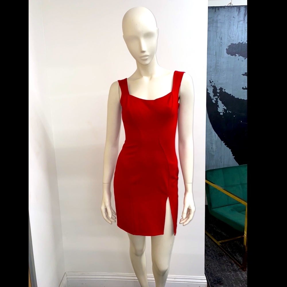 Red dress